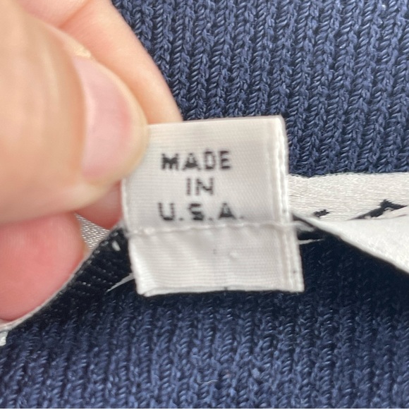 St. John SJK Navy Blue Cardigan Sweater Blazer - Picture 12 of 13